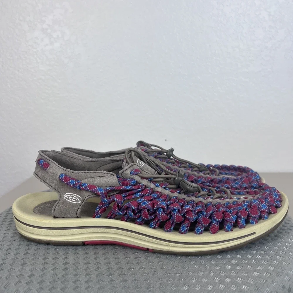 Keen Uneek Sandals Mens 11 Woven Paracord Fisherman Outdoor Hiking Gorpcore